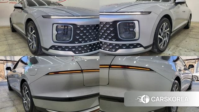 Hyundai Grandeur (GN7) 2024 Серебристо-серый из Кореи, фото 6