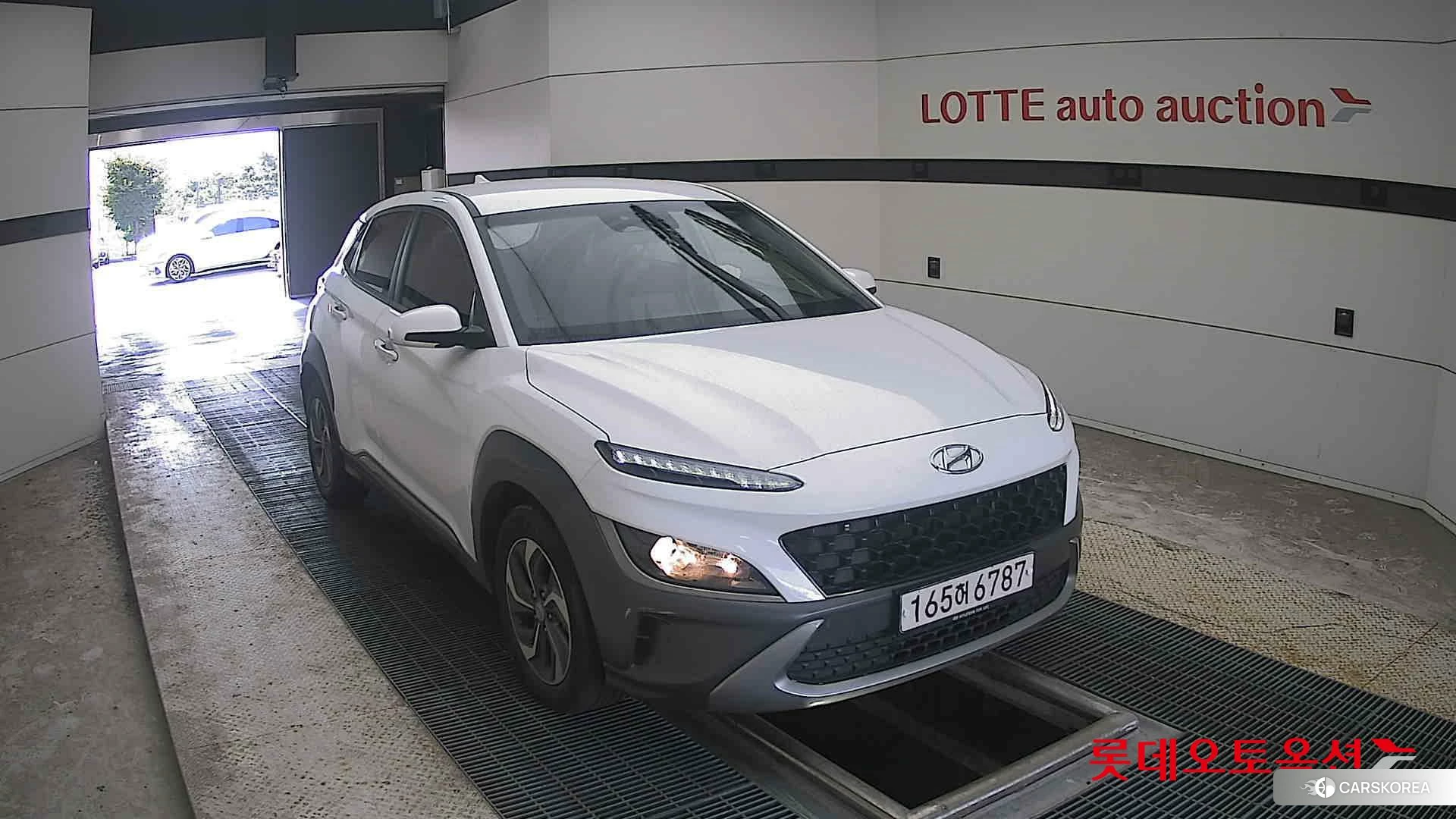 Hyundai Kona Hybrid 2022 Atlas White из Кореи, фото 6