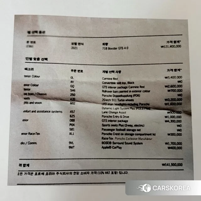 Porsche 718 Boxster 2021 Красный из Кореи, фото 6