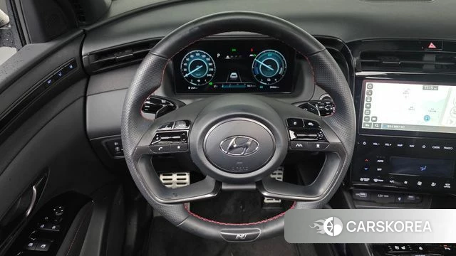 Hyundai Tucson Hybrid (NX4) 2022 Белый из Кореи, фото 6