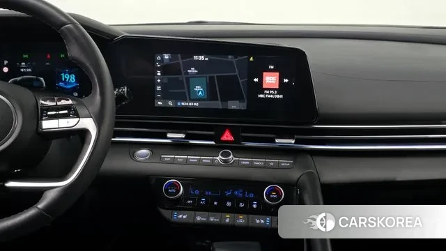 Hyundai The New Avante Hybrid (CN7) 2023 Черный из Кореи, фото 6