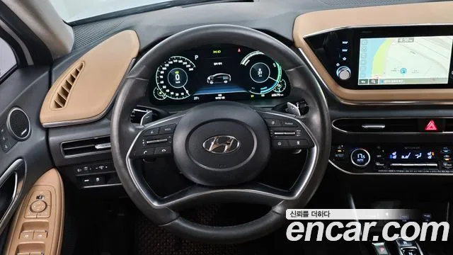 Hyundai Sonata Hybrid (DN8) 2021 Белый из Кореи, фото 6
