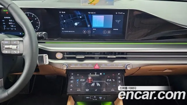 Hyundai Grandeur Hybrid (GN7) 2023 Черный из Кореи, фото 6