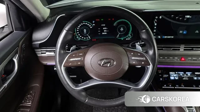 Hyundai The New Grandeur IG Hybrid 2020 Белый из Кореи, фото 6