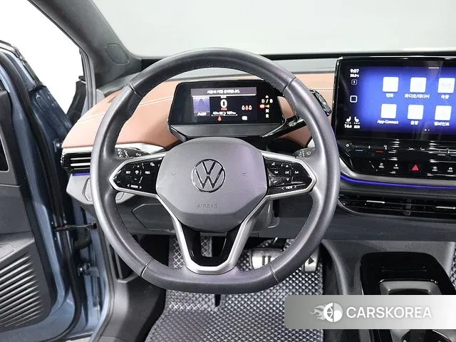 Volkswagen ID.4 2022 Светло-серебряный цвет из Кореи, фото 6
