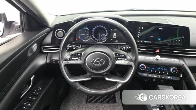 Hyundai Avante Hybrid (CN7) 2022 Белый из Кореи, фото 6