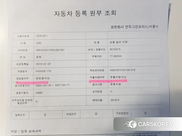 Genesis G90 2019 Черный из Кореи, фото 6