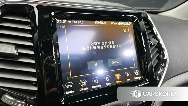 Jeep Cherokee (KL) 2022 Черный из Кореи, фото 6