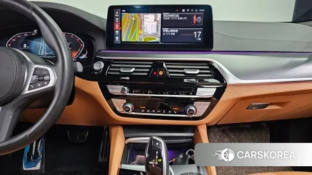 BMW 5 Series (G30) 2023 Синий из Кореи, фото 6