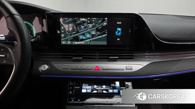 Hyundai The New Grandeur IG Hybrid 2021 Серый из Кореи, фото 6