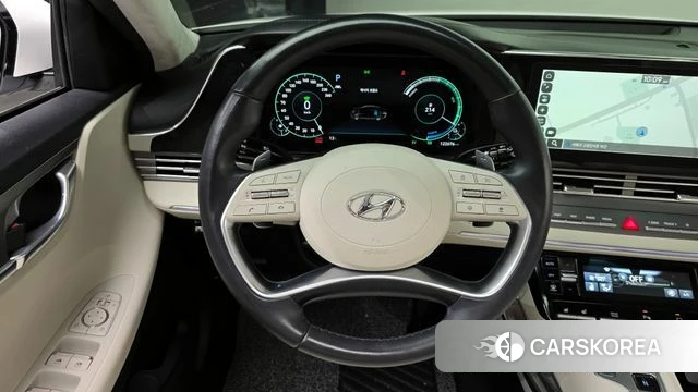 Hyundai The New Grandeur IG Hybrid 2022 Белый из Кореи, фото 6