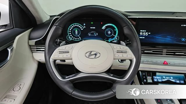 Hyundai The New Grandeur IG Hybrid 2022 Белый из Кореи, фото 6
