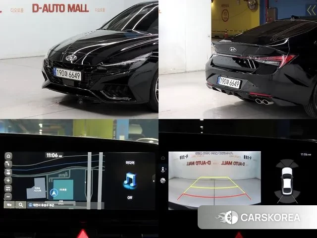 Hyundai Avante (CN7) 2020 Черный из Кореи, фото 6