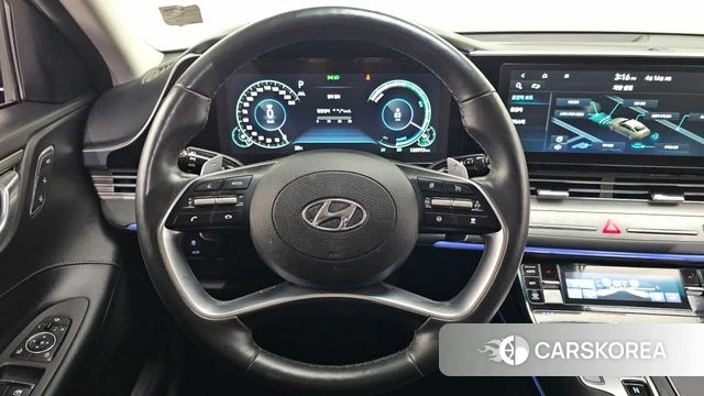 Hyundai The New Grandeur IG Hybrid 2021 Серый из Кореи, фото 6