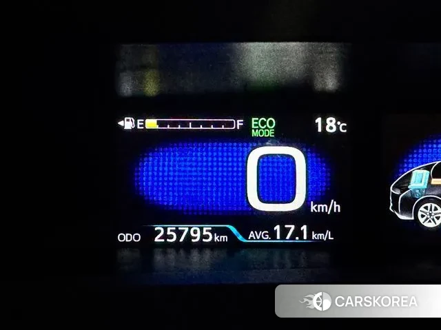 Toyota Prius 4th Generation 2018 Серебристо-серый из Кореи, фото 6