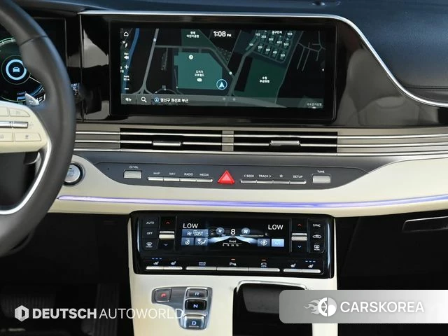 Hyundai The New Grandeur IG Hybrid 2022 Черный из Кореи, фото 6