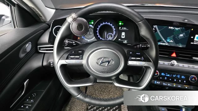 Hyundai Avante Hybrid (CN7) 2021 Белый из Кореи, фото 6