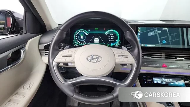 Hyundai The New Grandeur IG Hybrid 2021 Серый из Кореи, фото 6