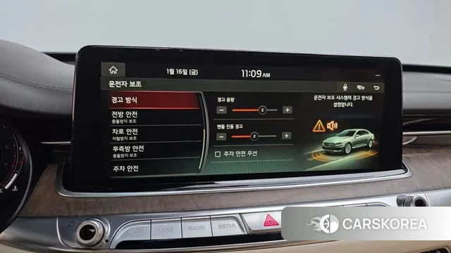 Kia More K9 2021 Синий из Кореи, фото 6