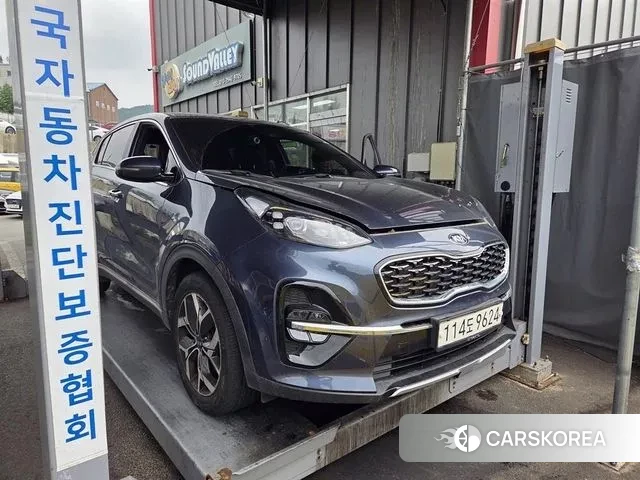 Kia Sportage The Bold 2020 Небесно-голубой из Кореи, фото 6