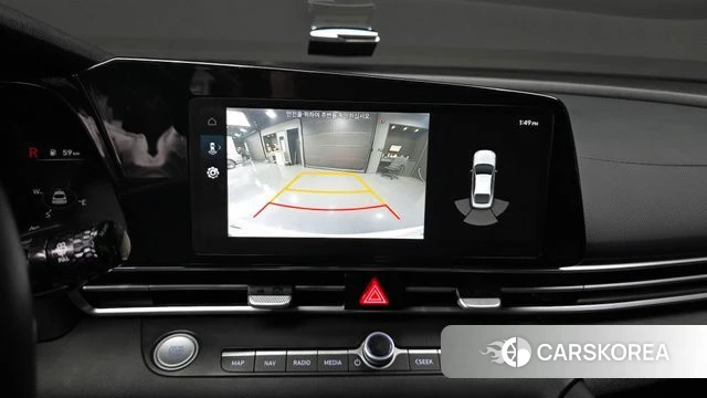 Hyundai Avante Hybrid (CN7) 2022 Черный из Кореи, фото 6