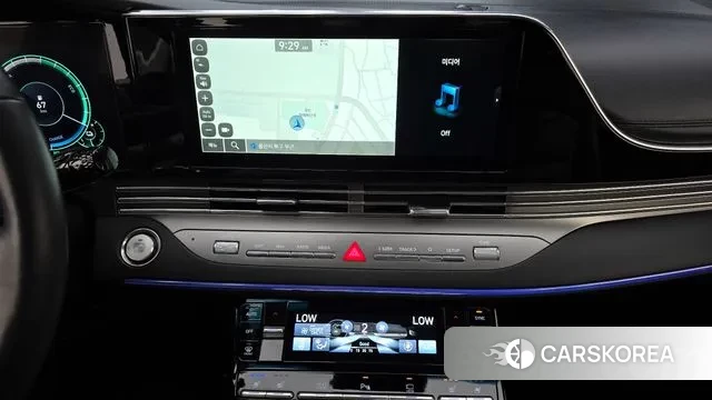 Hyundai The New Grandeur IG Hybrid 2021 Черный из Кореи, фото 6