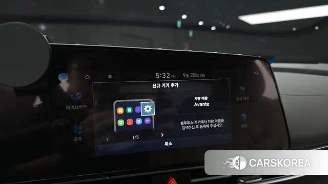 Hyundai Avante Hybrid (CN7) 2022 Серый из Кореи, фото 6