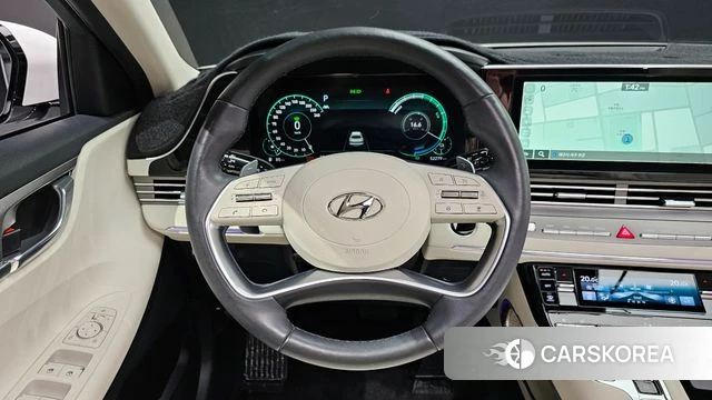 Hyundai The New Grandeur IG Hybrid 2021 Белый из Кореи, фото 6