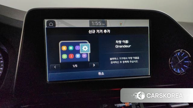 Hyundai Grandeur IG 2018 Серебристо-серый из Кореи, фото 6