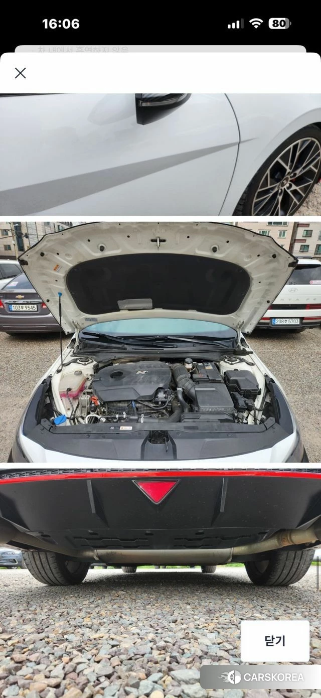 Hyundai Avante (CN7) 2021 Белый двухцветный из Кореи, фото 6