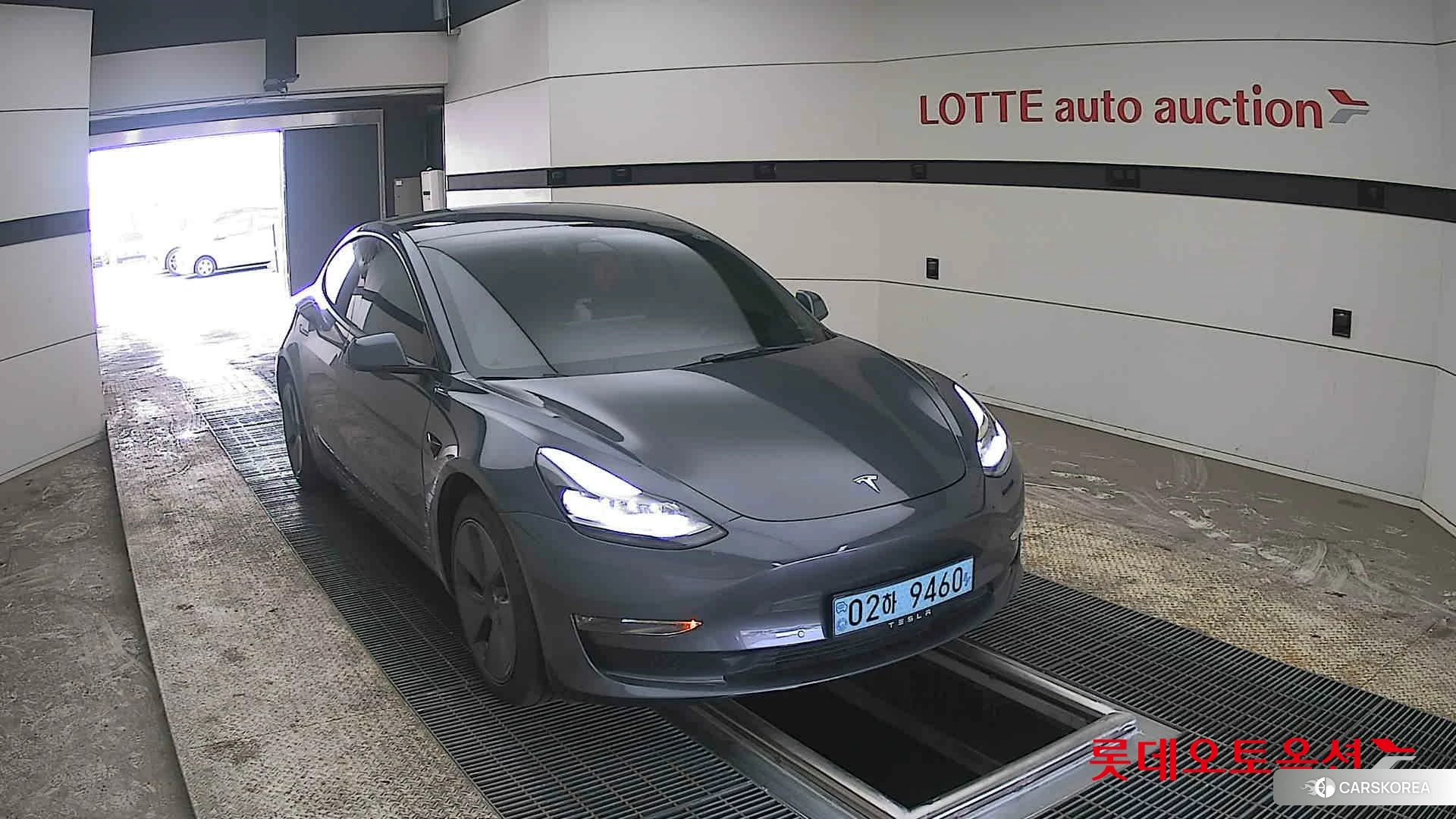 Tesla Model 3 Long Range 2022 Midnight Silver Metallic из Кореи, фото 6