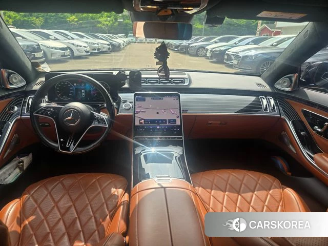 Mercedes-Benz S-Class W223 2021 Темно-зеленый из Кореи, фото 6