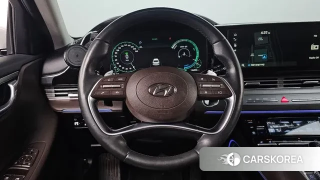 Hyundai The New Grandeur IG Hybrid 2021 Белый из Кореи, фото 6