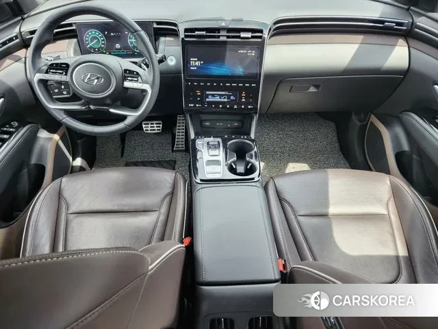 Hyundai Tucson Hybrid (NX4) 2020 Белый из Кореи, фото 6