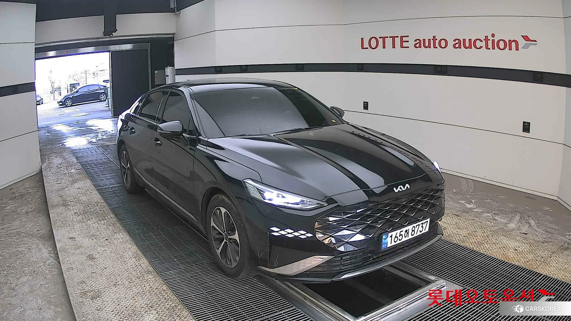 Kia K8 Hybrid 2022 Aurora Black Pearl из Кореи, фото 6