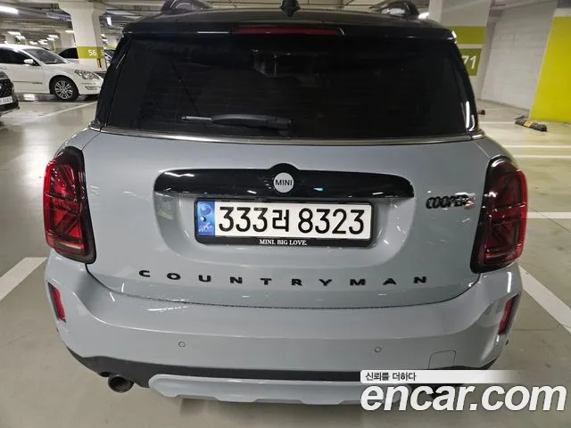 Mini Cooper S Countryman 2022 Небесно-голубой из Кореи, фото 6