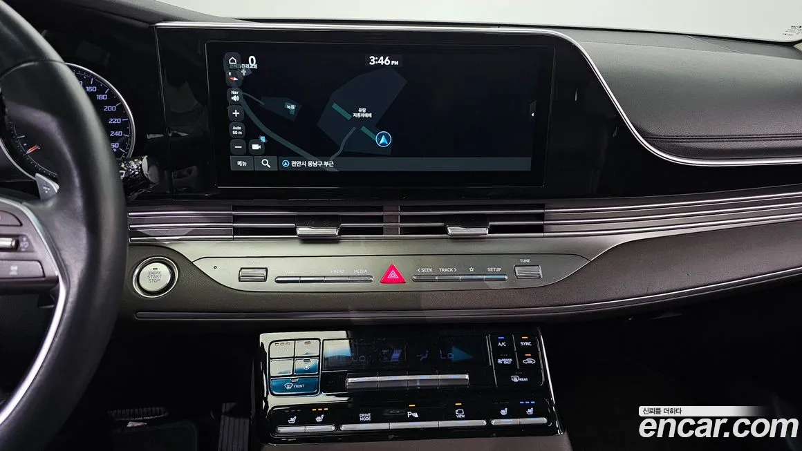 Hyundai The New Grandeur IG Hybrid 2021 Черный из Кореи, фото 6