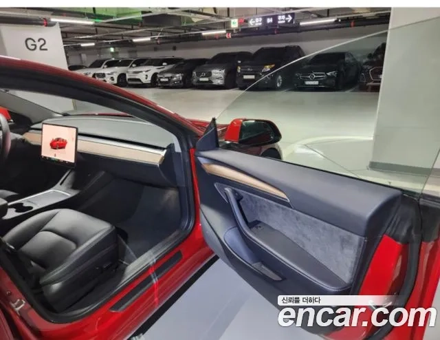 Tesla Model 3 2022 Красный из Кореи, фото 6