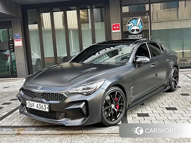 Kia Stinger 2018 Серый из Кореи, фото 6