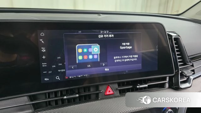 Kia Sportage 5th Generation Hybrid 2023 Серебристо-серый из Кореи, фото 6