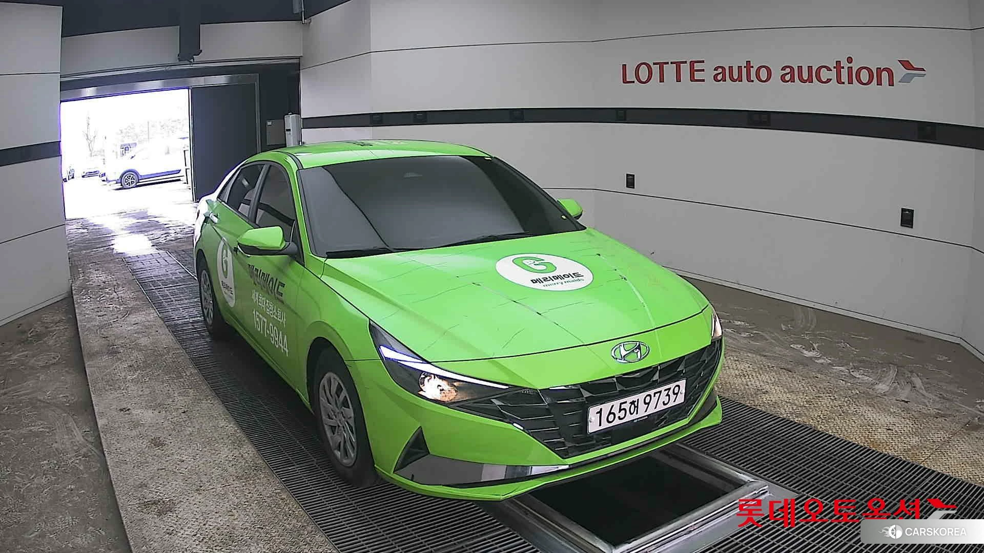 Hyundai Avante 2022 Polar White из Кореи, фото 6