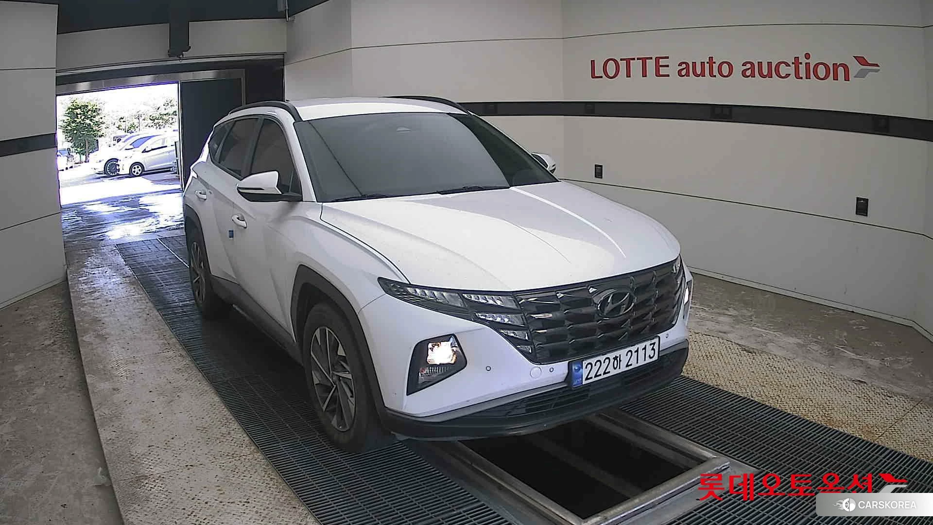 Hyundai Tucson Hybrid 2023 Creamy White Pearl из Кореи, фото 6