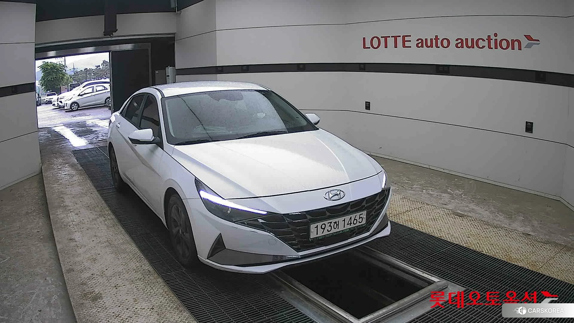 Hyundai Avante Hybrid 2022 Polar White из Кореи, фото 6