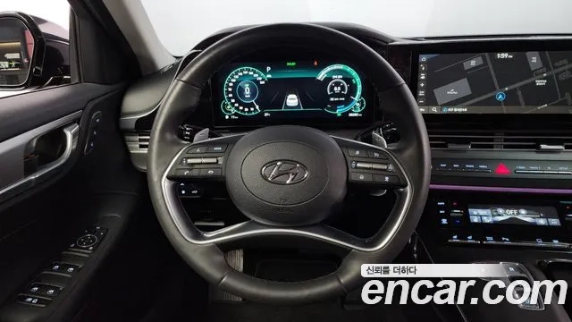 Hyundai The New Grandeur IG Hybrid 2020 Черный из Кореи, фото 6