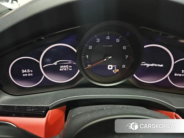 Porsche Cayenne (PO536) 2022 Черный из Кореи, фото 6