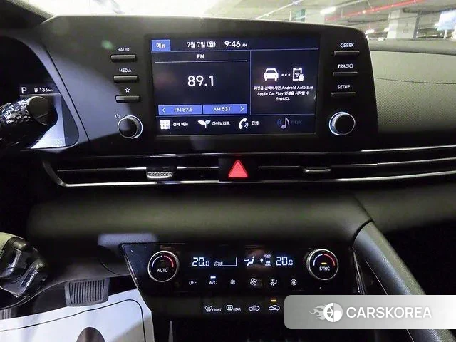 Hyundai Avante Hybrid (CN7) 2021 Серый из Кореи, фото 6