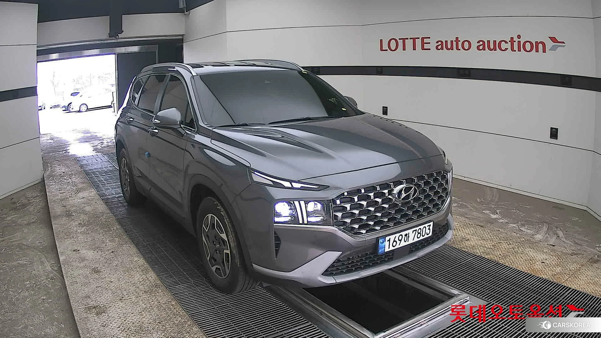 Hyundai Santa Fe Hybrid 2022 Magnetic Grey Metallic из Кореи, фото 6