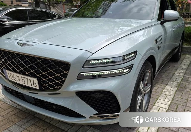 Genesis GV80 Coupe 2024 Небесно-голубой из Кореи, фото 6