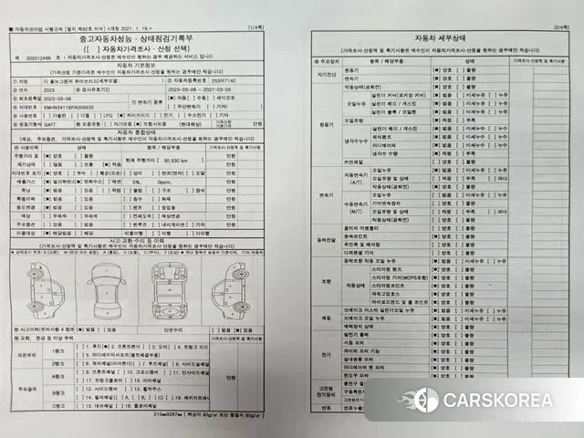 Hyundai Grandeur Hybrid (GN7) 2023 Черный из Кореи, фото 6