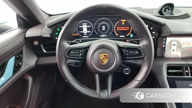 Porsche Taycan 2021 Небесно-голубой из Кореи, фото 6